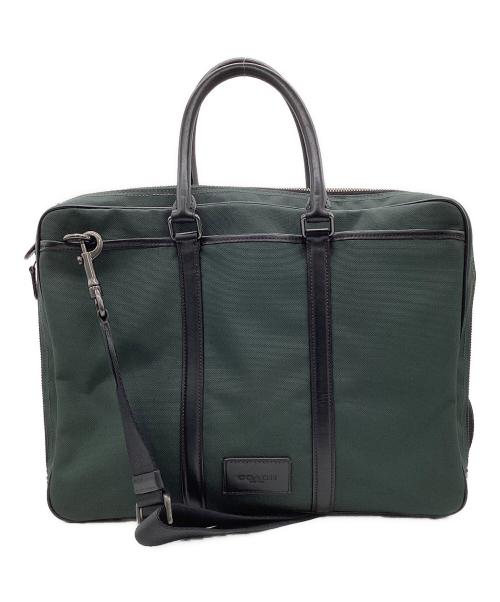 COACH（コーチ）COACH (コーチ) ビジネスバッグ グリーンの古着・服飾アイテム