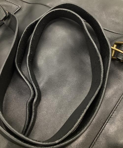 POLO RALPH LAUREN（ポロ・ラルフローレン）POLO RALPH LAUREN (ポロ・ラルフローレン) レザーリュック ブラックの古着・服飾アイテム