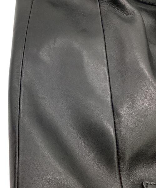 POLO RALPH LAUREN（ポロ・ラルフローレン）POLO RALPH LAUREN (ポロ・ラルフローレン) レザーリュック ブラックの古着・服飾アイテム