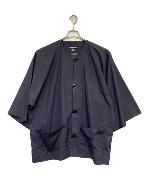 MONITALY（モニタリー）MONITALY (モニタリー) ノーカラージャケット ネイビー サイズ:-の古着・服飾アイテム