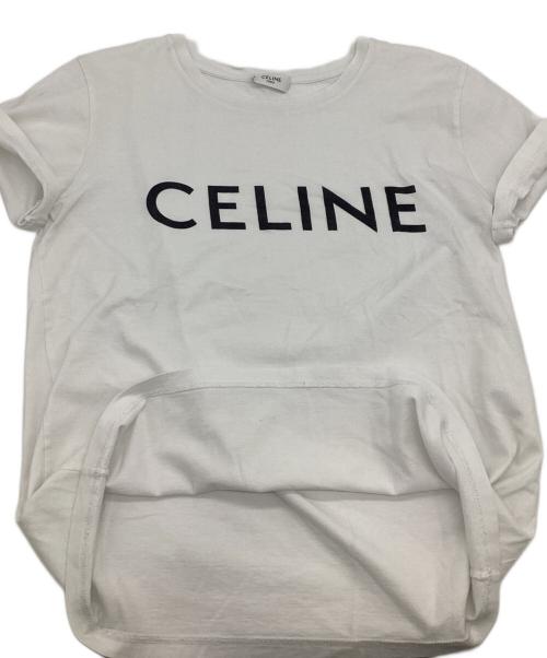 CELINE（セリーヌ）CELINE (セリーヌ) ロゴカットソー ホワイト サイズ:なしの古着・服飾アイテム