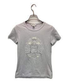 CELINE（セリーヌ）の古着「プリントカットソー」｜ライトグレー