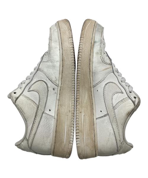 NIKE（ナイキ）NIKE (ナイキ) .SWOOSH (ドットスウッシュ) AIR FORCE1 DIRTY TRIPLE WHITE（エアフォース 1 ダーティー トリプル ホワイト） ダーティー トリプル ホワイト サイズ:27.5cm（US9.5）の古着・服飾アイテム