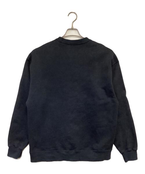 NIKE（ナイキ）NIKE (ナイキ) stussy (ステューシー) Fleece Crew Sweatshirt（フリース クルースウェットシャツ） ブラック サイズ:Mの古着・服飾アイテム