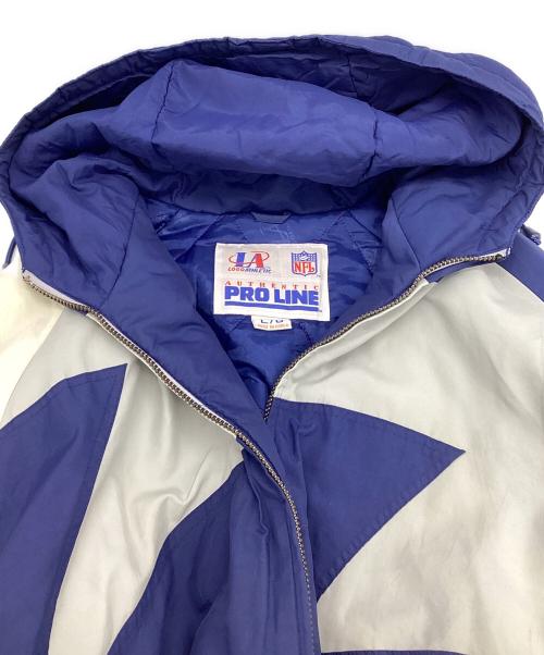 LOGO ATHLETIC（ロゴアスレチック）LOGO ATHLETIC (ロゴアスレチック) NFL 中綿ジャケット ネイビー×グレー サイズ:Lの古着・服飾アイテム