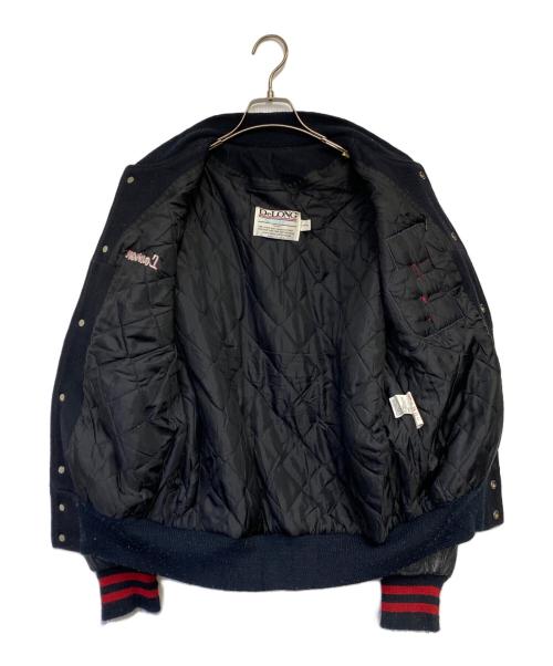 DeLong（デロング）DeLong (デロング) スタジャン ネイビー サイズ:Sの古着・服飾アイテム