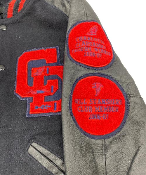 DeLong（デロング）DeLong (デロング) スタジャン ネイビー サイズ:Sの古着・服飾アイテム