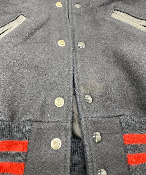 DeLong（デロング）DeLong (デロング) スタジャン ネイビー サイズ:Sの古着・服飾アイテム