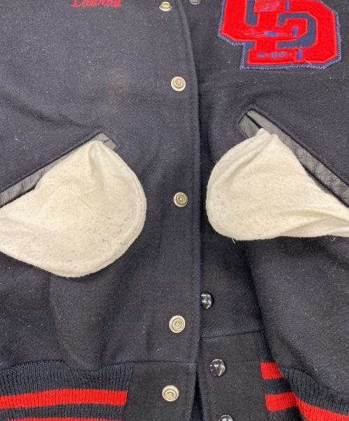 DeLong（デロング）DeLong (デロング) スタジャン ネイビー サイズ:Sの古着・服飾アイテム