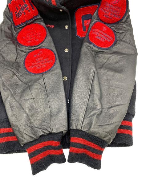 DeLong（デロング）DeLong (デロング) スタジャン ネイビー サイズ:Sの古着・服飾アイテム