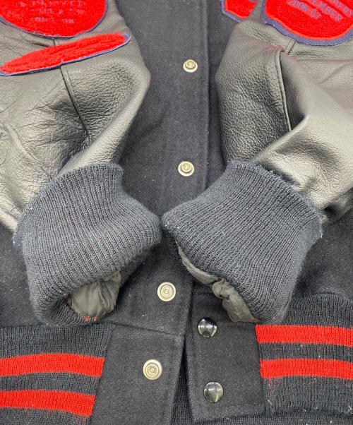 DeLong（デロング）DeLong (デロング) スタジャン ネイビー サイズ:Sの古着・服飾アイテム