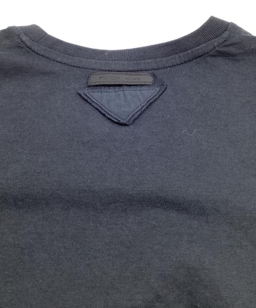 PRADA（プラダ）PRADA (プラダ) 半袖カットソー ブラック サイズ:Lの古着・服飾アイテム