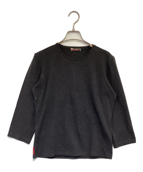 PRADA SPORTS（プラダスポーツ）PRADA SPORTS (プラダスポーツ) 七分袖カットソー グレー サイズ:Lの古着・服飾アイテム