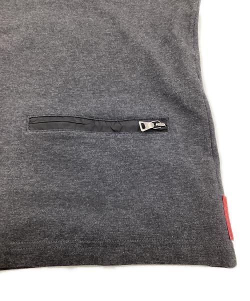 PRADA SPORTS（プラダスポーツ）PRADA SPORTS (プラダスポーツ) 七分袖カットソー グレー サイズ:Lの古着・服飾アイテム