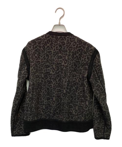 MOORER（ムーレー）MOORER (ムーレー) レオパードジャケット グレー×ブラック サイズ:42の古着・服飾アイテム
