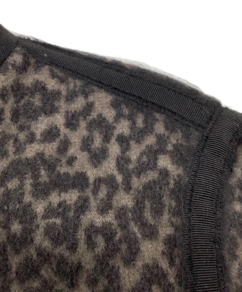 MOORER（ムーレー）MOORER (ムーレー) レオパードジャケット グレー×ブラック サイズ:42の古着・服飾アイテム