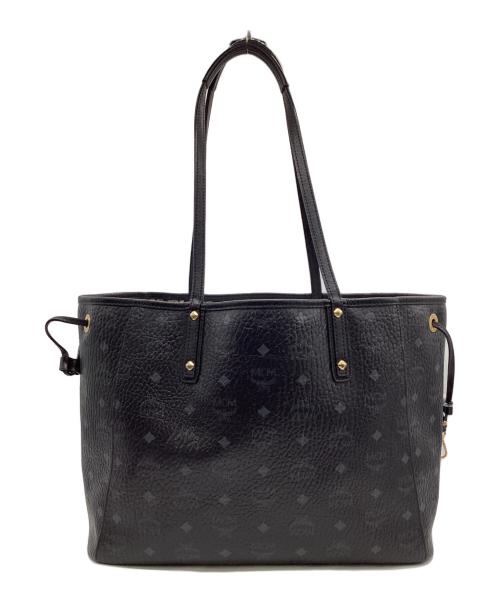 MCM（エムシーエム）MCM (エムシーエム) ヴィセトス リバーシブル トートバッグ ブラックの古着・服飾アイテム