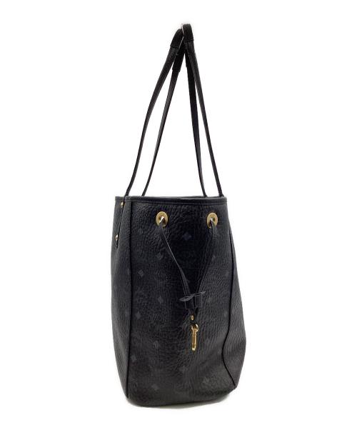 MCM（エムシーエム）MCM (エムシーエム) ヴィセトス リバーシブル トートバッグ ブラックの古着・服飾アイテム
