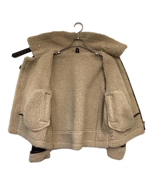 Spick and Span（スピックアンドスパン）Spick and Span (スピックアンドスパン) アビエイターブルゾン ブラウン サイズ:38の古着・服飾アイテム