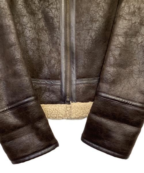 Spick and Span（スピックアンドスパン）Spick and Span (スピックアンドスパン) アビエイターブルゾン ブラウン サイズ:38の古着・服飾アイテム