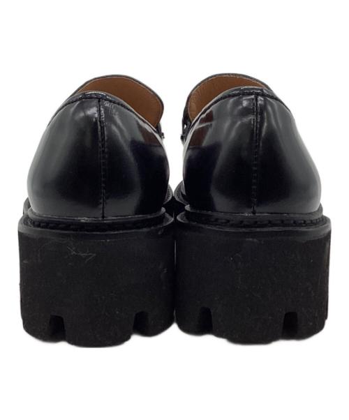 ARTESANOS（アルテサノス）ARTESANOS (アルテサノス) ガラスレザー ローファー ブラック サイズ:37の古着・服飾アイテム