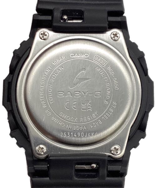 CASIO（カシオ）CASIO (カシオ) BABY-G 電波ソーラー腕時計 BGD-5650 ブラック×ピンクの古着・服飾アイテム