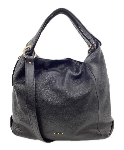 FURLA（フルラ）FURLA (フルラ) 2WAYバッグ ブラックの古着・服飾アイテム