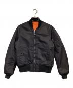 WIND AND SEAウィンダンシー）の古着「リバーシブルフライトジャケット」｜ブラック