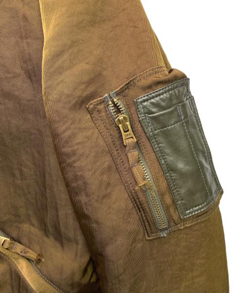 H.R.MARKET（ハリウッドランチマーケッド）H.R.MARKET (ハリウッドランチマーケッド) ボンバージャケット ブラウン サイズ:Sの古着・服飾アイテム