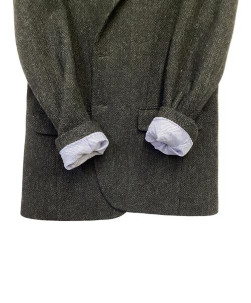 Harris Tweed（ハリスツイード）Harris Tweed (ハリスツイード) TEIJIN MEN'S SHOP (テンジンメンズショップ) ツイード ジャケット グレー サイズ:AB6の古着・服飾アイテム