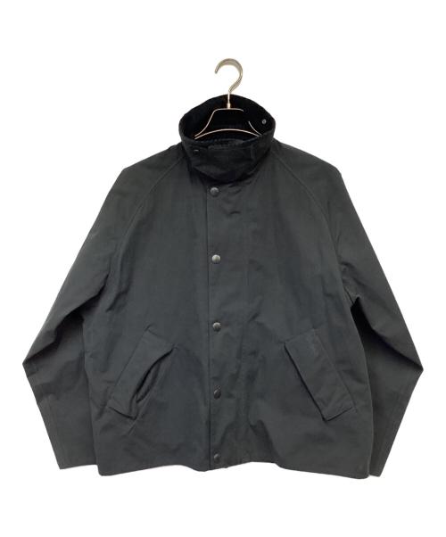 Barbour（バブアー）Barbour (バブアー) ピーチスキン コットン ショートレングスブルゾン ブラック サイズ:38の古着・服飾アイテム