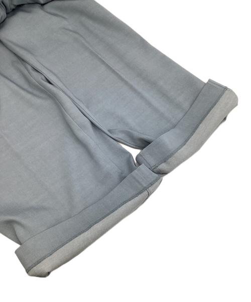SOEJU（ソージュ）SOEJU (ソージュ) デニムライクタックワイドパンツ ブルー サイズ:Mの古着・服飾アイテム