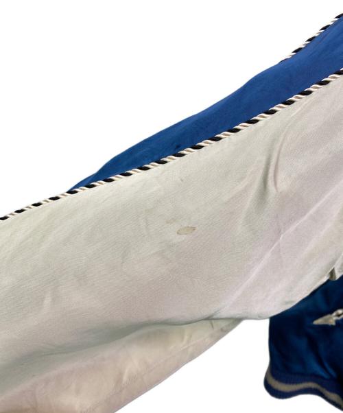 東洋TAILOR（トウヨウテイラー）東洋TAILOR (トウヨウテイラー) スペシャルサテンスカジャン ブルー×ホワイト サイズ:特大の古着・服飾アイテム