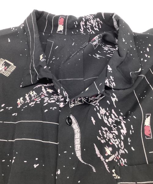 Porter Classic（ポータークラシック）Porter Classic (ポータークラシック) ALOHA LONG SHIRT（アロハ ロング シャツ） ブラック サイズ:2の古着・服飾アイテム