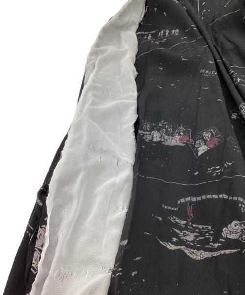 Porter Classic（ポータークラシック）Porter Classic (ポータークラシック) ALOHA LONG SHIRT（アロハ ロング シャツ） ブラック サイズ:2の古着・服飾アイテム