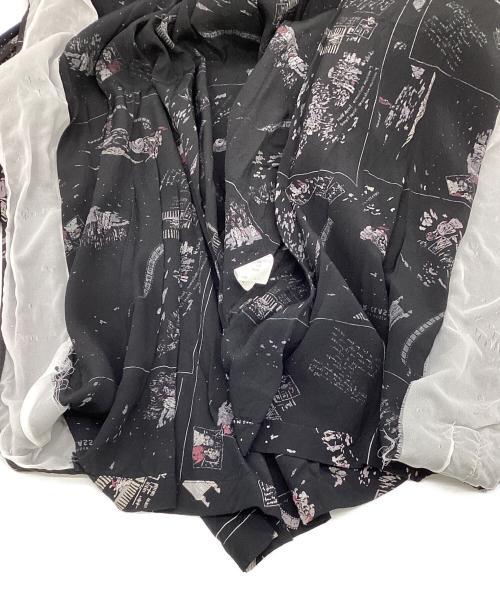 Porter Classic（ポータークラシック）Porter Classic (ポータークラシック) ALOHA LONG SHIRT（アロハ ロング シャツ） ブラック サイズ:2の古着・服飾アイテム