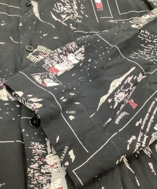 Porter Classic（ポータークラシック）Porter Classic (ポータークラシック) ALOHA LONG SHIRT（アロハ ロング シャツ） ブラック サイズ:2の古着・服飾アイテム