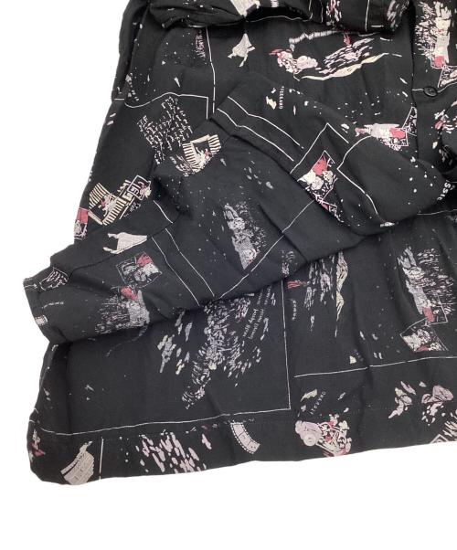 Porter Classic（ポータークラシック）Porter Classic (ポータークラシック) ALOHA LONG SHIRT（アロハ ロング シャツ） ブラック サイズ:2の古着・服飾アイテム