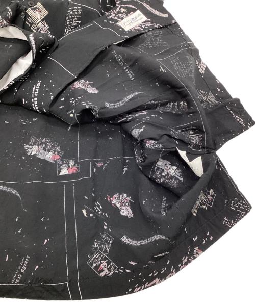 Porter Classic（ポータークラシック）Porter Classic (ポータークラシック) ALOHA LONG SHIRT（アロハ ロング シャツ） ブラック サイズ:2の古着・服飾アイテム