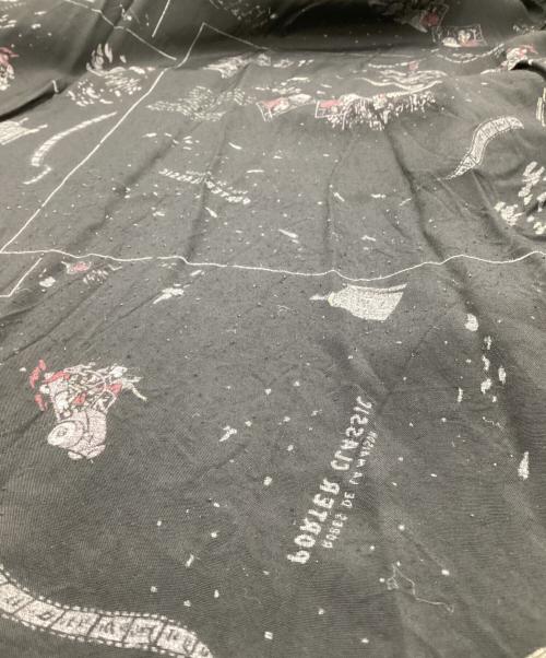 Porter Classic（ポータークラシック）Porter Classic (ポータークラシック) ALOHA LONG SHIRT（アロハ ロング シャツ） ブラック サイズ:2の古着・服飾アイテム