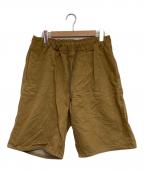 NIGEL CABOURNナイジェルケーボン）の古着「NEW GYM SHORTS 12oz（ジムショーツ 12オンスデニム）」｜ベージュ