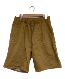 NIGEL CABOURN（ナイジェルケーボン）の古着「NEW GYM SHORTS 12oz（ジムショーツ 12オンスデニム）」｜ベージュ