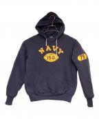 JOHN GLUCKOW×WAREHOUSEジョン グラッコー×ウエアハウス）の古着「ダブルフェイス プルオーバーパーカー」｜ネイビー