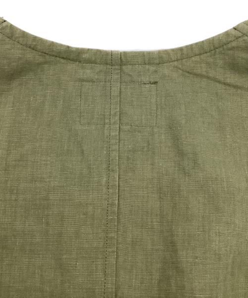 NIGEL CABOURN（ナイジェルケーボン）NIGEL CABOURN (ナイジェルケーボン) リネンベスト カーキ サイズ:52の古着・服飾アイテム