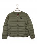 MountainEquipmentマウンテンイクィップメント）の古着「STRETCH DOWN CARDIGAN（ストレッチ ダウンカーディガン）」｜カーキ