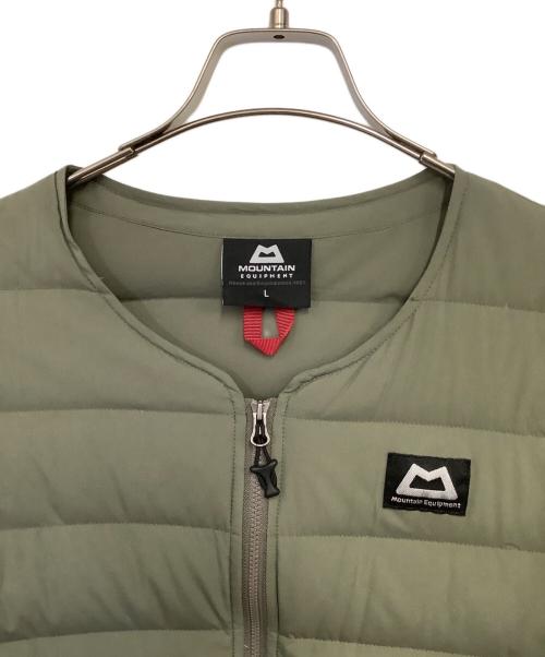 MountainEquipment（マウンテンイクィップメント）MountainEquipment (マウンテンイクィップメント) STRETCH DOWN CARDIGAN（ストレッチ ダウンカーディガン） カーキ サイズ:Lの古着・服飾アイテム