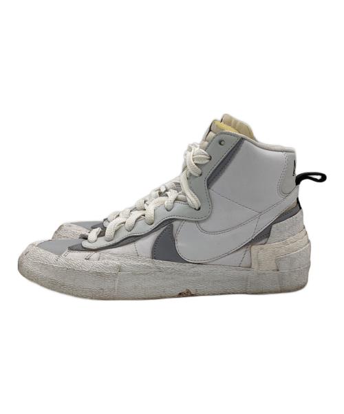 NIKE（ナイキ）NIKE (ナイキ) sacai (サカイ) BLAZER MID（ブレザー ミッド）スニーカー ホワイト サイズ:US9の古着・服飾アイテム