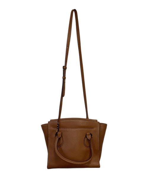 LAUREN RALPH LAUREN（ローレンラルフローレン）LAUREN RALPH LAUREN (ローレンラルフローレン) 2WAYショルダーバッグ ブラウンの古着・服飾アイテム