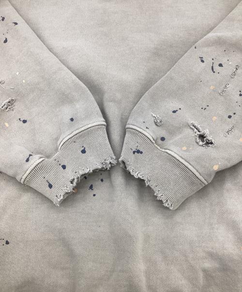 NEIGHBORHOOD（ネイバーフッド）NEIGHBORHOOD (ネイバーフッド) DAMAGE SWEATSHIRT（ダメージ スウェットシャツ） ベージュ サイズ:XLの古着・服飾アイテム