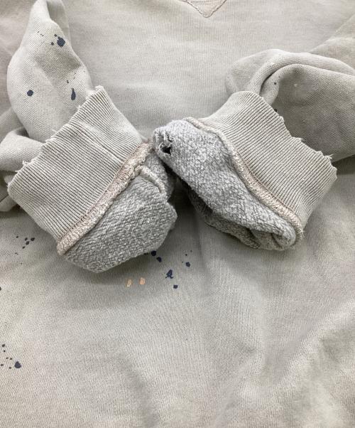 NEIGHBORHOOD（ネイバーフッド）NEIGHBORHOOD (ネイバーフッド) DAMAGE SWEATSHIRT（ダメージ スウェットシャツ） ベージュ サイズ:XLの古着・服飾アイテム